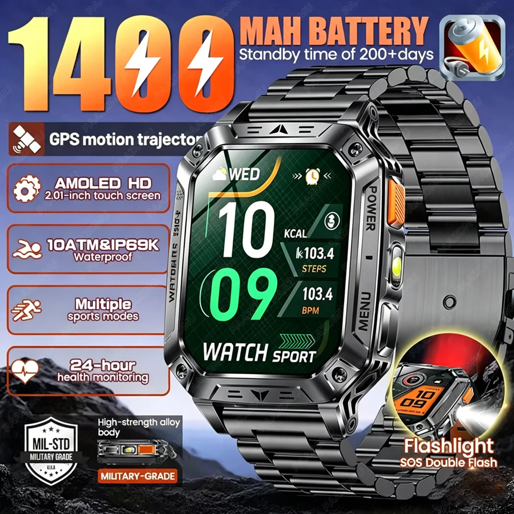 Smartwatch Custom - Новые мужские смарт-часы 2026 года со