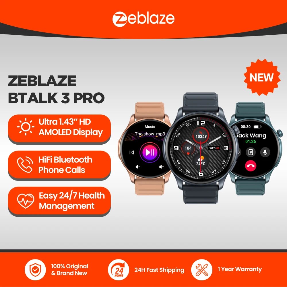 Smartwatch X2 - Новые умные часы Zeblaze Btalk 3