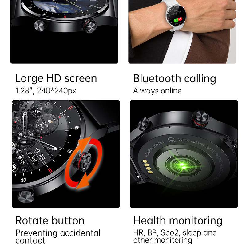 Умные часы с функцией ЭКГ+ППГ  – обзор и цена Smartwatch Custom
