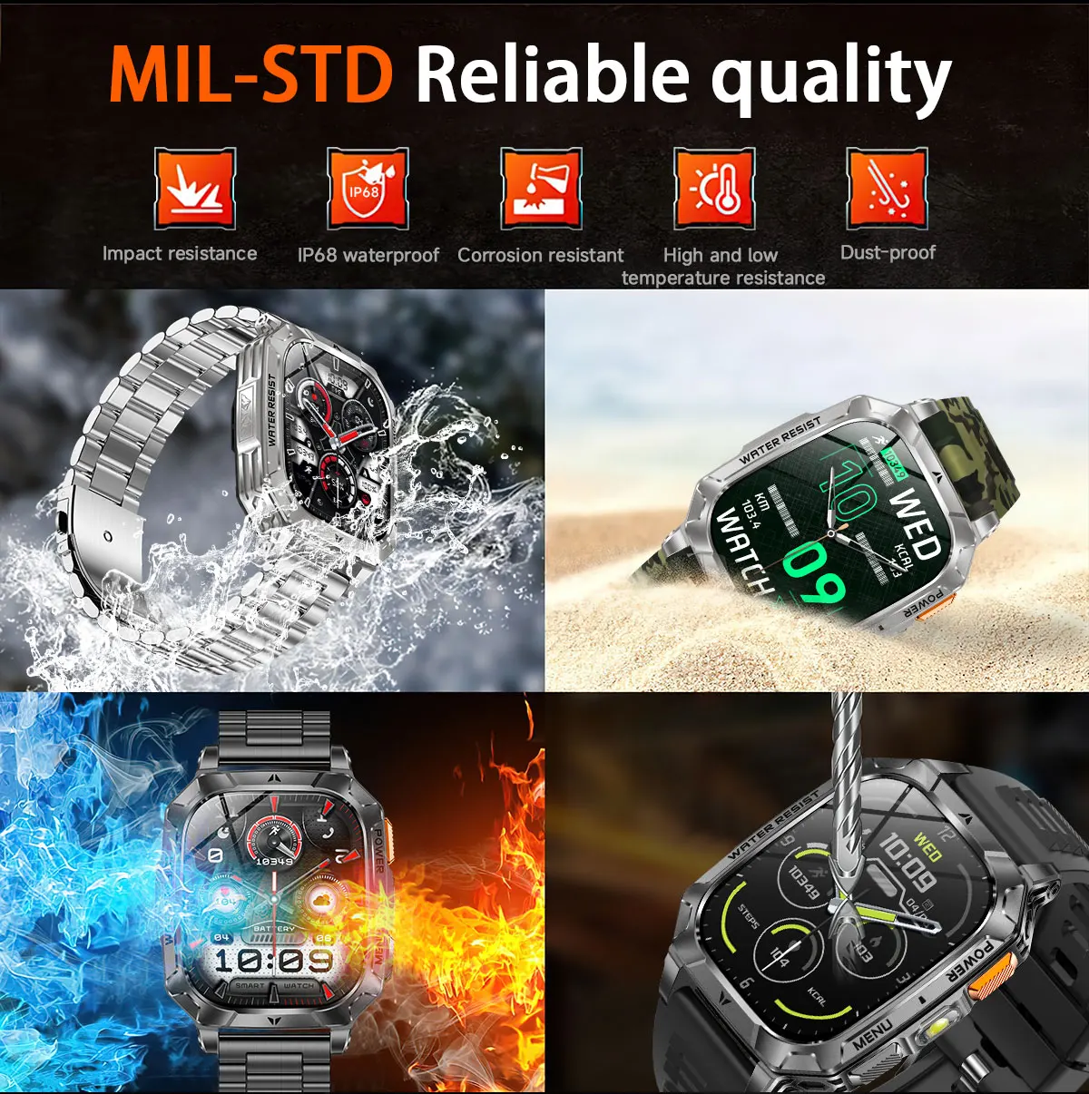 Новые мужские смарт-часы 2026  – обзор и цена Smartwatch Custom