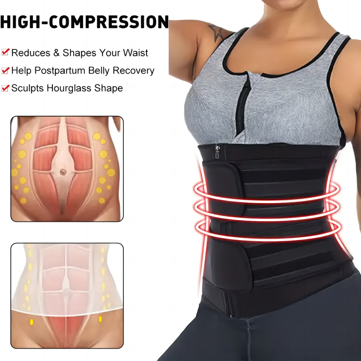 Женский пояс-тренажер для тали – обзор и цена Rugged Sport Strap