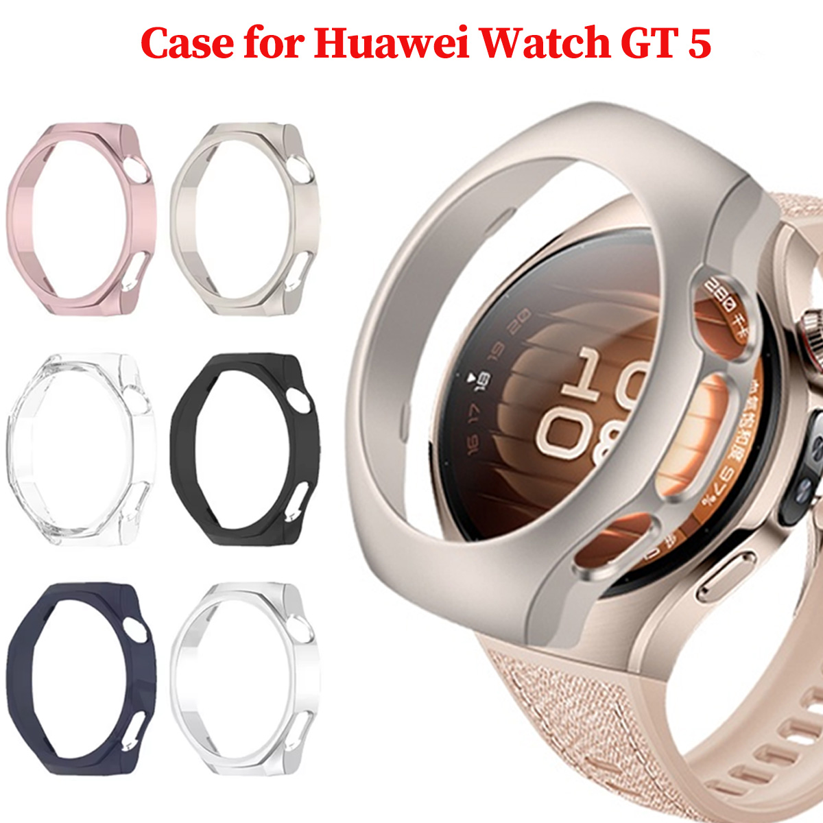 Чехол для Huawei Watch GT 5, 4 – обзор и цена Titan Smartwatch Accessories